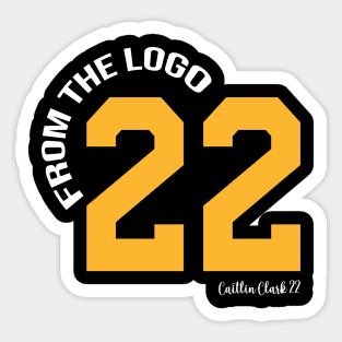 caitlin clark 22 Sticker